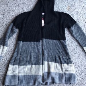 Merona Hooded Stripped Sweater